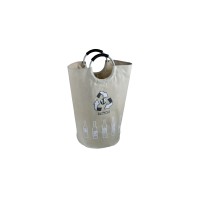 Корзина для белья FIXSEN LOFT STYLE с алюминиевыми ручками бежевая