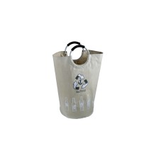Корзина для белья FIXSEN LOFT STYLE с алюминиевыми ручками бежевая FX-1012