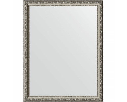 Зеркало Evoform Definite 94х74 BY 3264 в багетной раме - Виньетка состаренное серебро 56 мм