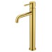 Смеситель для умывальника высокий, Boheme Uno. Gold