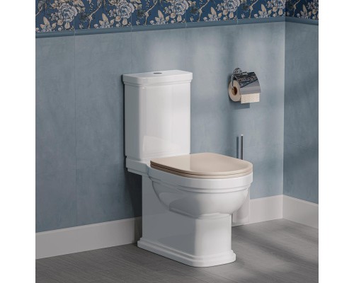 Сиденье для унитаза Kerama Marazzi POMPEI Soft close - Clip up, камео бежевый