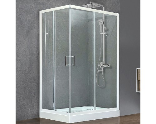 Душевой уголок Royal Bath HP 120х80 RB8120HP-T-R с поддоном Белый