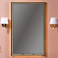 Зеркало Armadi Art Monaco с подсветкой 70x110CM глянец капучино золото