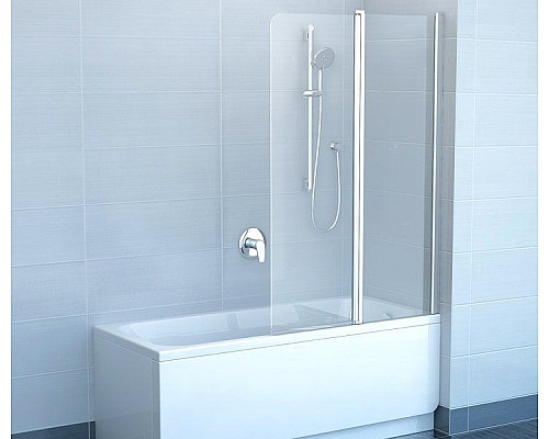 Шторка для ванны Ravak CVS2 7QRA0100Z1 100 R белый стекло
