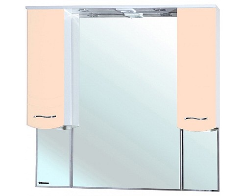 Зеркало со шкафом Bellezza Мари 105 4612918000223 с подсветкой Бежевое