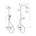 Душевая система Hansgrohe с термостатом черный матовый