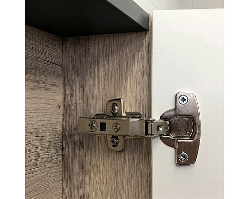 Зеркало со шкафом Comforty Мерано 90 00-00008508 Дуб дымчатый Зеркало со шкафом Comforty Мерано 90 00-00008508 Дуб дымчатый