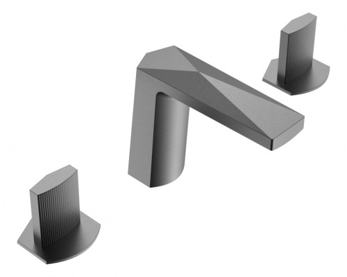 Смеситель врезной на 3отв. Boheme Venturo Gun Metall, ручка TOUCH