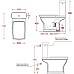 Унитаз компакт Artceram Civitas CIV004 03 00 Черный