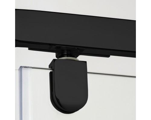 Душевое ограждение NEW TRENDY NEW KOMFORT BLACK 90x90x195 (черный)