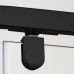 Душевое ограждение NEW TRENDY NEW KOMFORT BLACK 90x90x195 (черный)