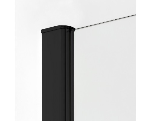 Душевое ограждение NEW TRENDY NEW KOMFORT BLACK 90x90x195 (черный)