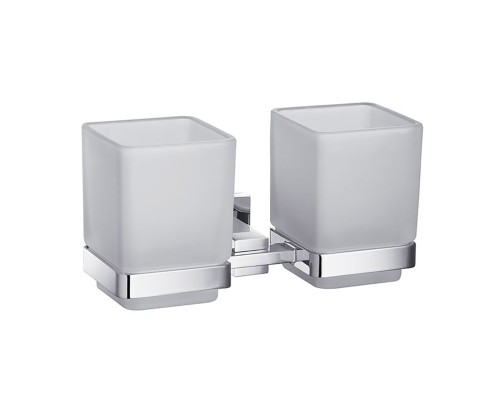 Стакан для зубных щеток двойной Timo Selene 10034/00 хром