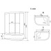 Душевая кабина Timo Standart 120x85 без гидромассажа