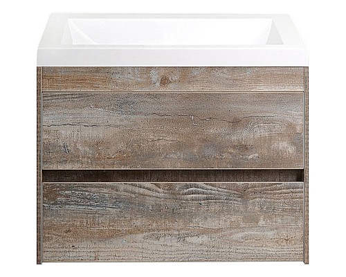 Тумба под раковину Art&Max Family-750-2C-SO-PE подвесная Бетон Экзотик