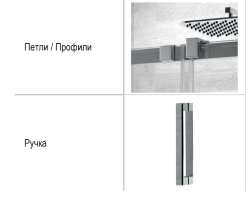 Душевая дверь Riho Ocean O104 140x195 G006003120 (GU0204100) Хром