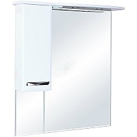 Зеркало со шкафом Bellezza Балтика 90 4618915002017 с подсветкой L Белое