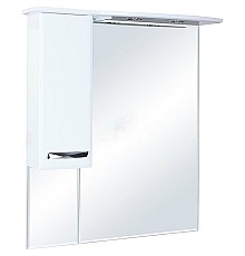Зеркало со шкафом Bellezza Балтика 90 4618915002017 с подсветкой L Белое