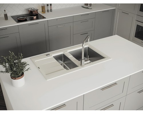 Кухонная мойка Florentina Комби-860К 21.410.D0860.202 Шампань