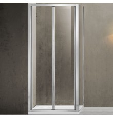 Душевой уголок Vincea Garda 80x90 профиль Хром стекло прозрачное
