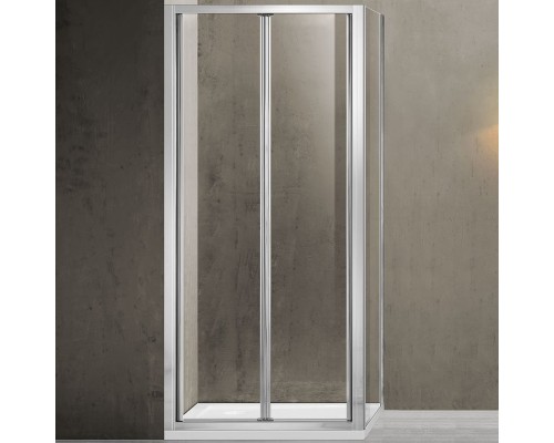 Душевой уголок Vincea Garda 80x90 профиль Хром стекло прозрачное
