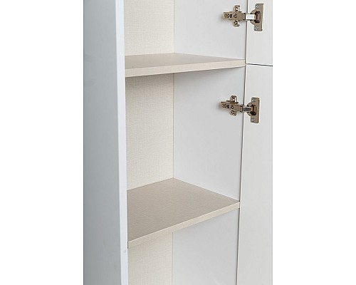 Шкаф пенал Art&Max AM-Platino-1500-2A-SO-BL подвесной Белый глянец