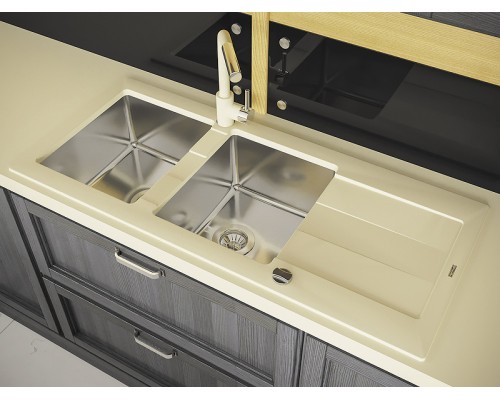 Кухонная мойка Florentina Комби-1160 21.415.E1160.107 Песочная