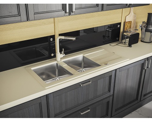 Кухонная мойка Florentina Комби-1160 21.415.E1160.107 Песочная