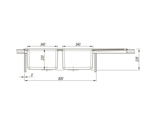 Кухонная мойка Florentina Комби-1160 21.415.E1160.107 Песочная