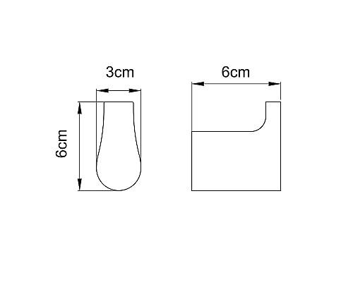 Крючок WasserKRAFT Aisch K-5923 Золото матовое