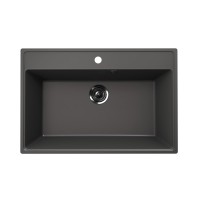 Кухонная мойка Ulgran Quartz Forte 760-09 мокрый асфальт