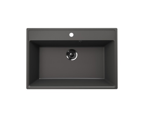 Кухонная мойка Ulgran Quartz Forte 760-09 мокрый асфальт