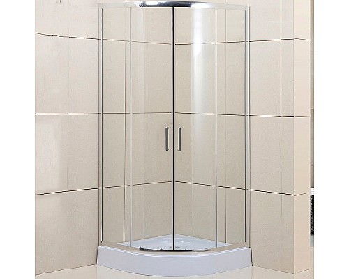 Душевой уголок BelBagno Uno 85х85 UNO-195-R-2-85-C-Cr профиль Хром стекло прозрачное