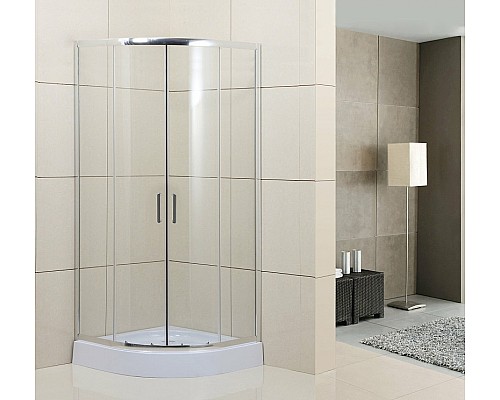Душевой уголок BelBagno Uno 85х85 UNO-195-R-2-85-C-Cr профиль Хром стекло прозрачное