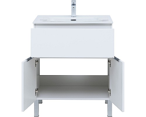 Тумба под раковину Aquanet Алвита New 70 303901 Белая матовая