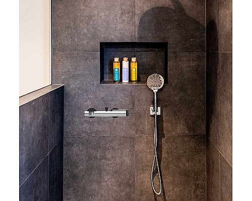 Смеситель для ванны GPD Gildo MBB165-K-S Хром Черный