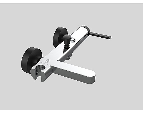 Смеситель для ванны GPD Gildo MBB165-K-S Хром Черный