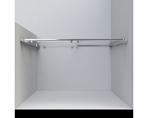 Душевая дверь Vincea Garda 160 VDS-1G160CH профиль Хром стекло шиншилла