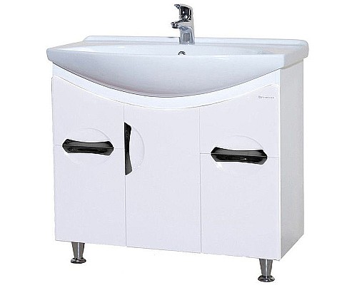 Тумба под раковину Bellezza Лагуна 85 4632114110014 Белая