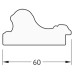 Зеркало Evoform Definite 65х65 Золотые бусы на серебре