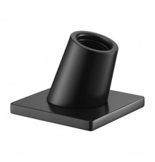 Переходник-держатель душевой лейки для ванны Omnires H13BL черный