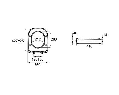 Комплект унитаза с инсталляцией Jacob Delafon Vox E21746RU-00 с сиденьем Микролифт и клавишей смыва