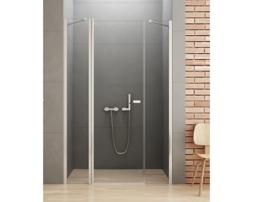 Душевая дверь NEW TRENDY NEW SOLEO PLUS 140x195 (хром)