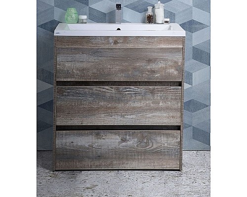 Тумба под раковину Art&Max Family-580-3C-PIA-PE Бетон Экзотик