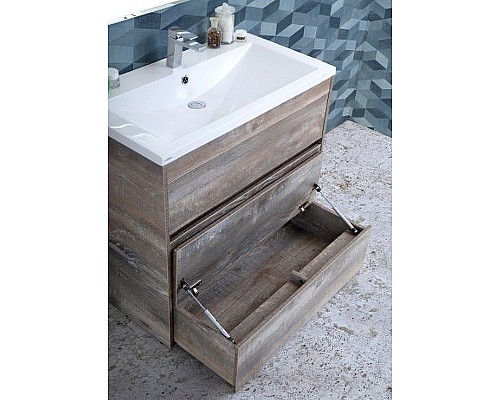 Тумба под раковину Art&Max Family-580-3C-PIA-PE Бетон Экзотик