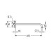 Душевой кронштейн Grohe Grohe 4 26146000 450 мм