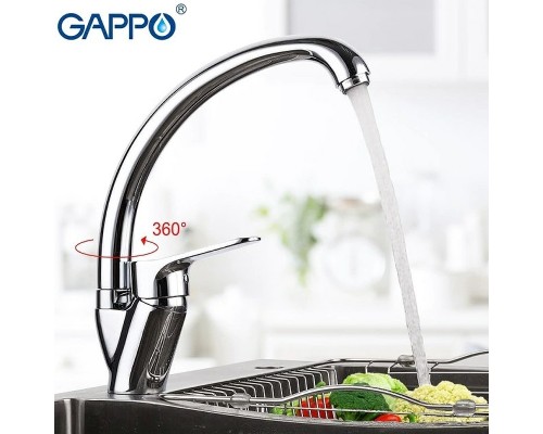 Смеситель для кухни Gappo G36 G4136 Хром