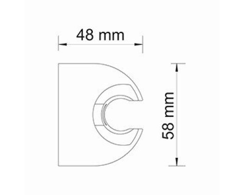 Настенный держатель лейки WasserKRAFT A009