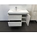 Тумба с раковиной Comforty Бремен 90 00004142375 подвесная Дуб белый