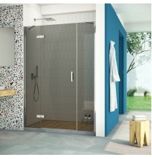 Дверь в душевой проем AFP-F Retta 130 08 07 L стекло графит